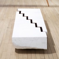 <a href="https://www.galeriegosserez.com/artistes/loellmann-valentin.html">Valentin Loellmann </a> - Steps - 2x7 in marble